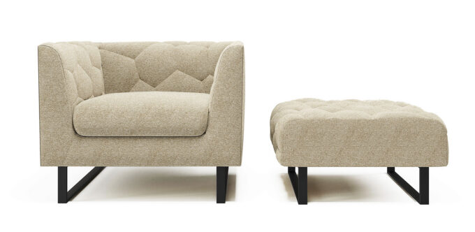 Cloudbox Club Chair and Ottoman