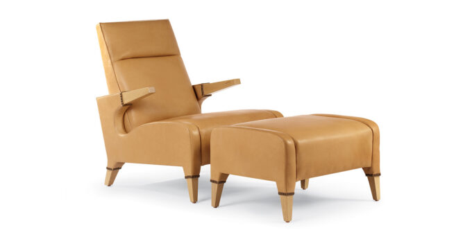 Lex Club Chair and Ottoman
