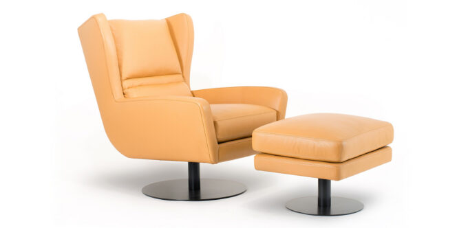 Skim Skoop Chair and Ottoman